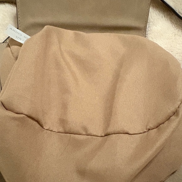 Beige Crossbody Bag with Tassels - Picture 9 of 10